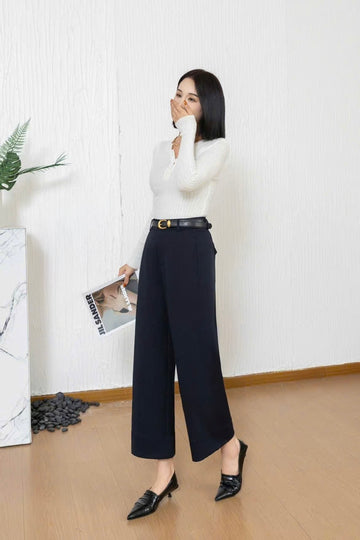 Classic wide-leg pants