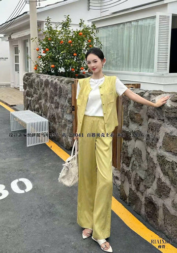 Gilet sets long pants