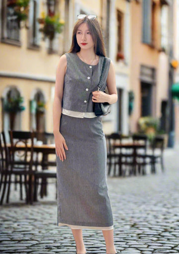 Set of Vest and Skirt