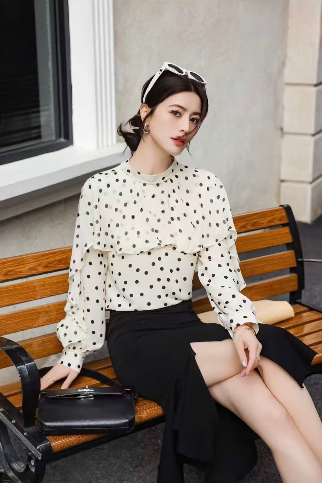 Polka Dot Blouse