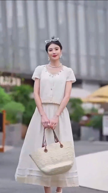 Long skirt set