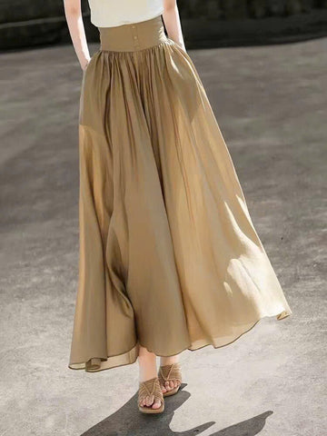Long Chiffon Pants