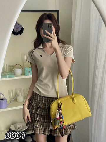 Elastic Casual Shirt