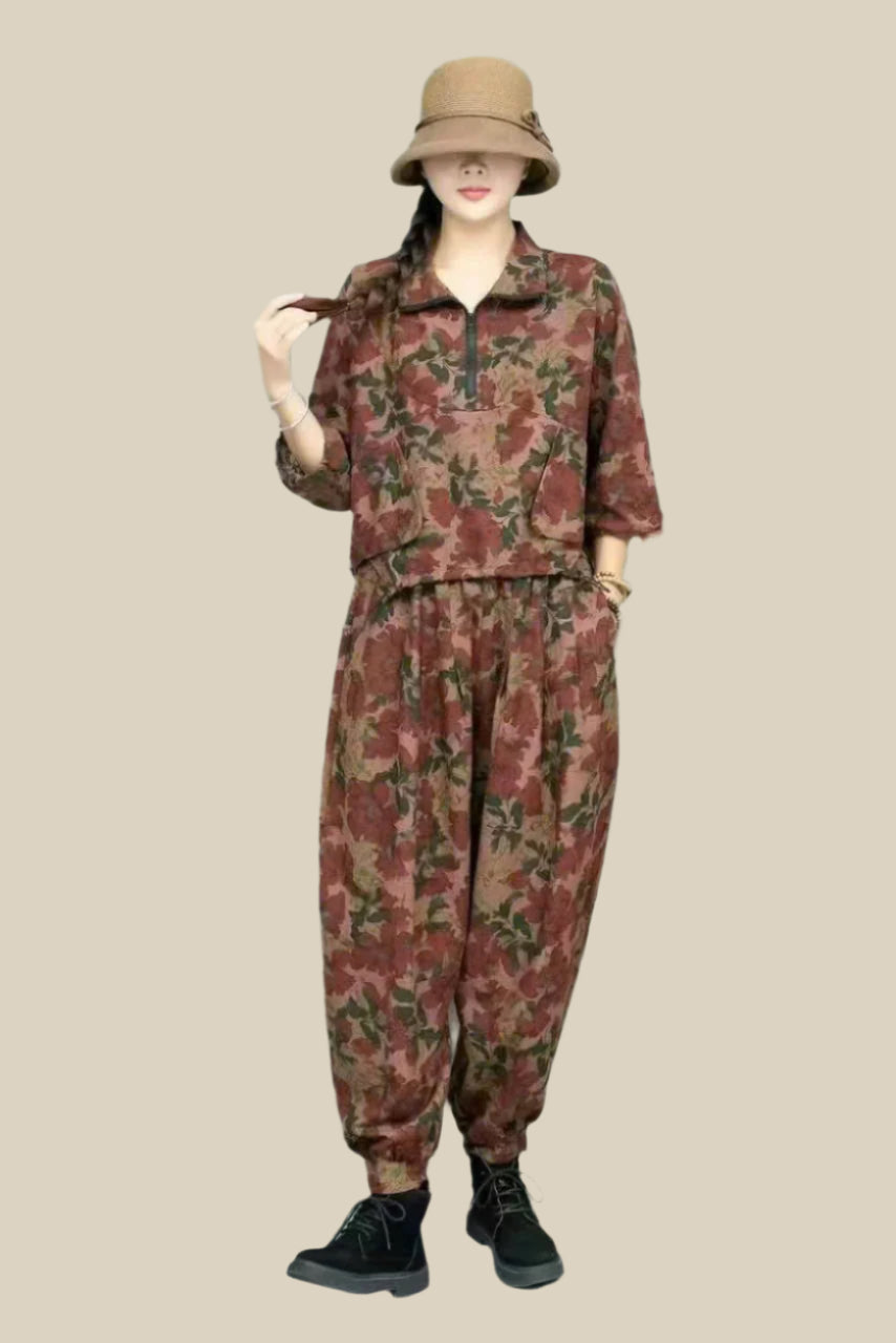 Linen Set With Zip