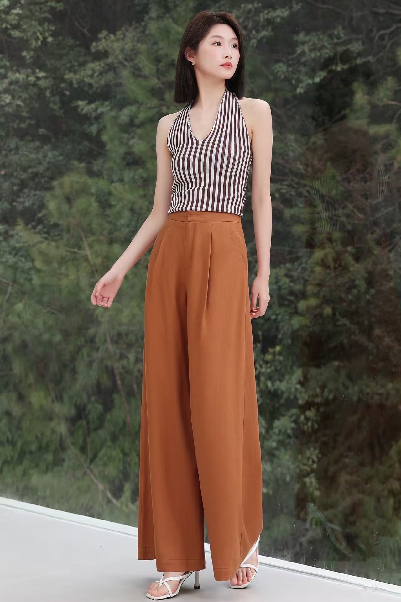 Culottes linen pants