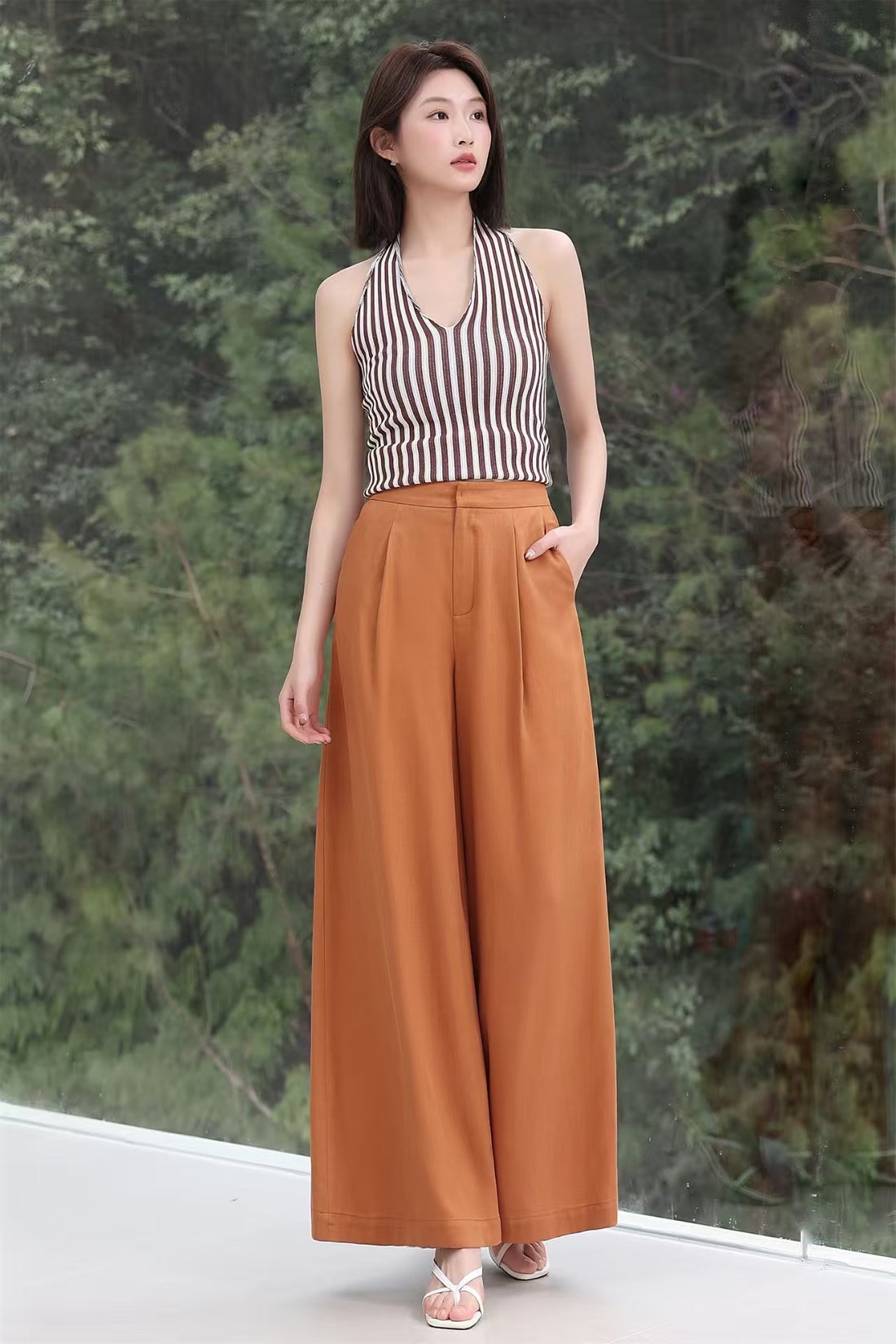 Culottes linen pants